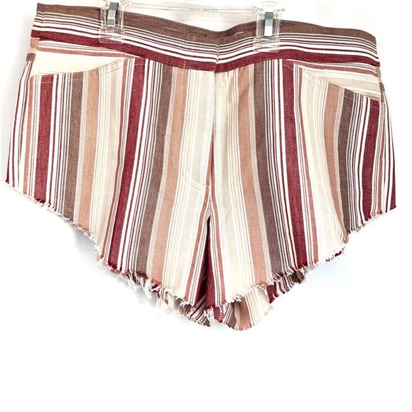 0007 BCBG MAXAZRIA High Waisted 70s Style Shorts - Picture 1 of 7